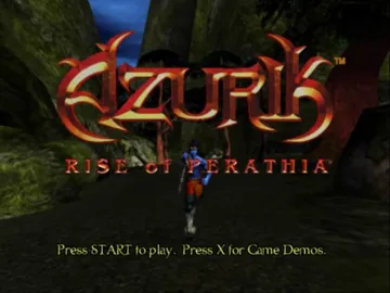 Azurik Rise of Perathia (USA) screen shot title